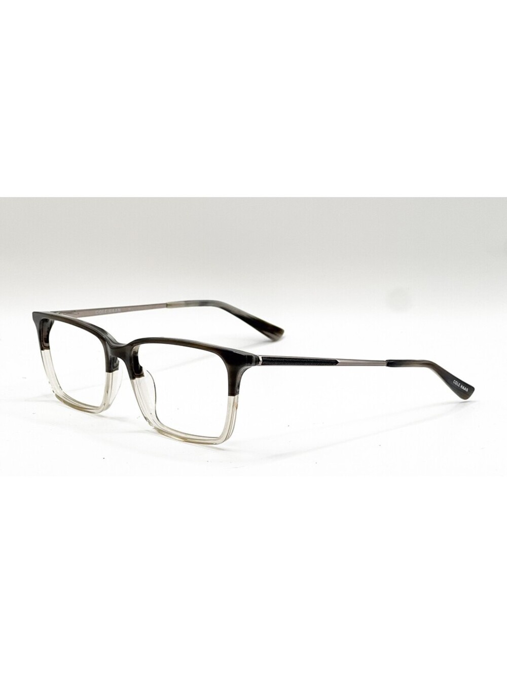 Cole Haan Ch4043 036 Smoke Horn Square Authentic Eyeglass Frames 53-17